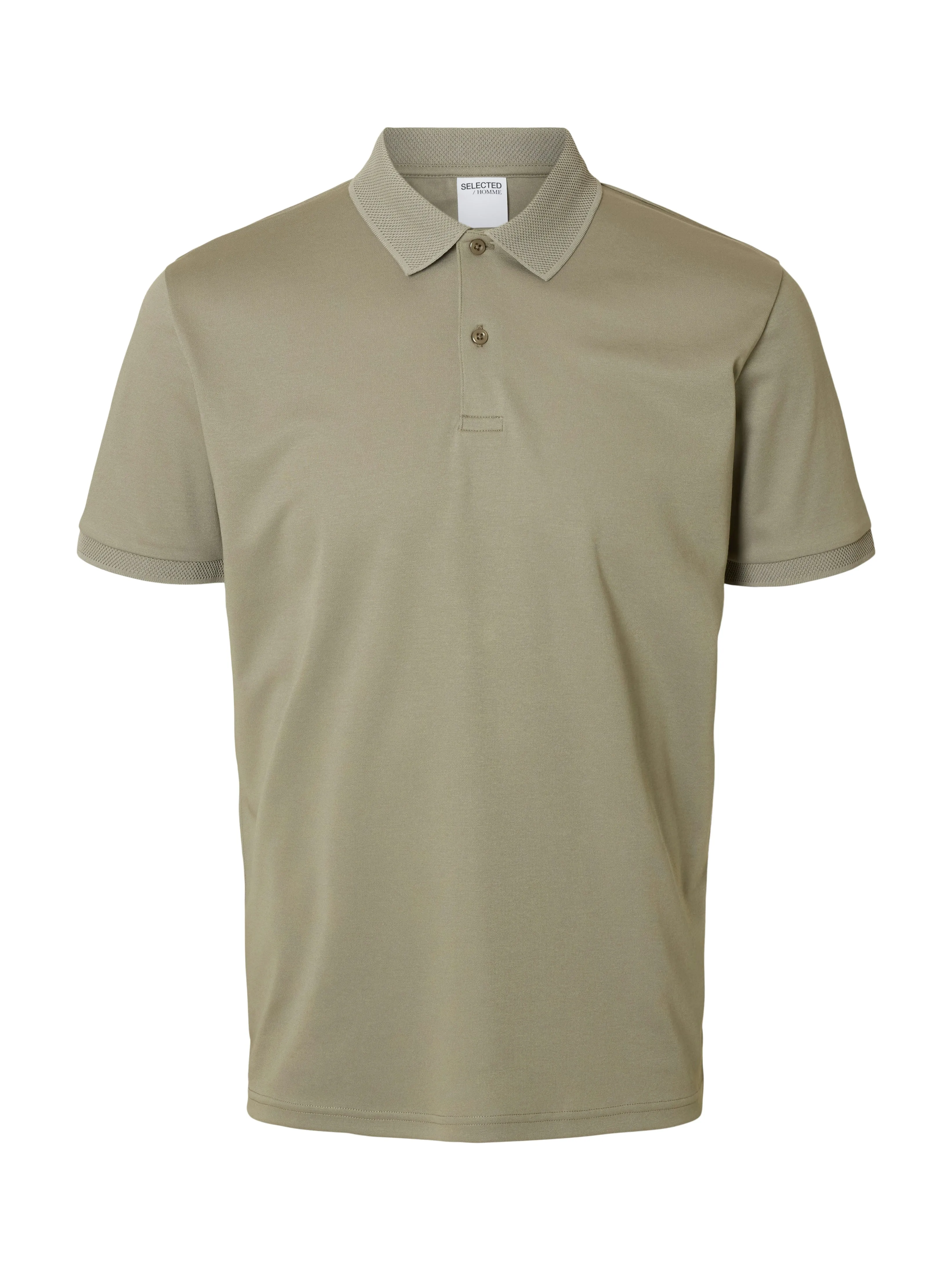 FAVE BUTTON POLO - VETIVER sold by Brando