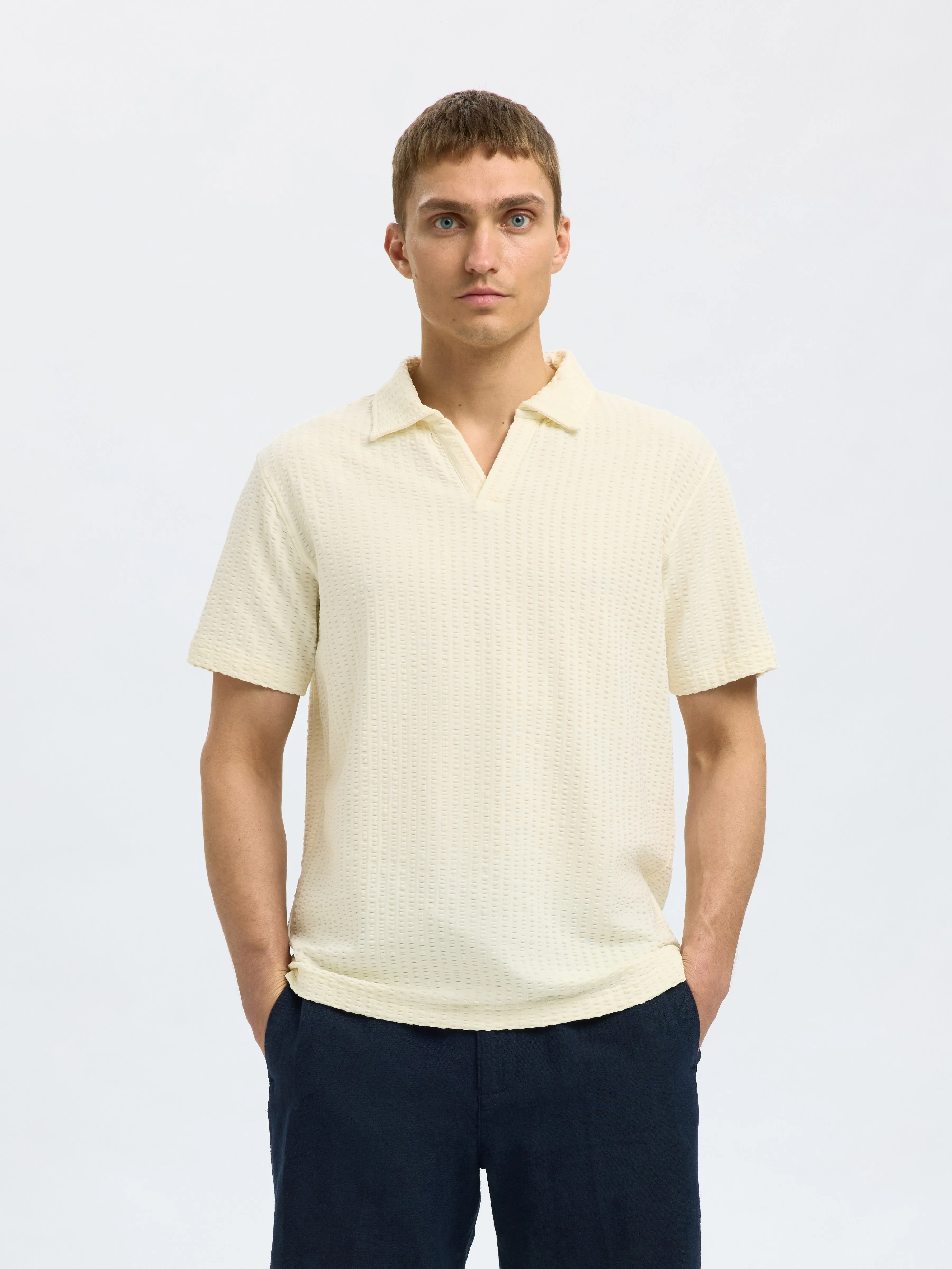 BLAKE POLO - Egret sold by Brando product image thumbnail 2