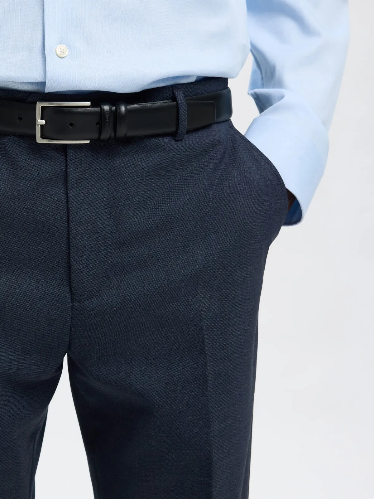 SLIM THEO ULL BLAZER - Sky Captain sold by Brando product image thumbnail 3