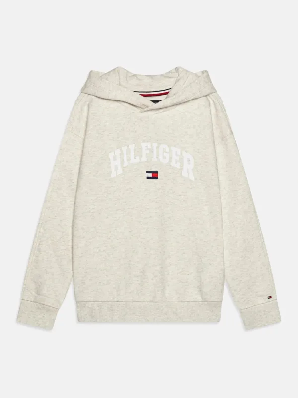 VARSITY HOODIE - Snow White Heather sold by Brando