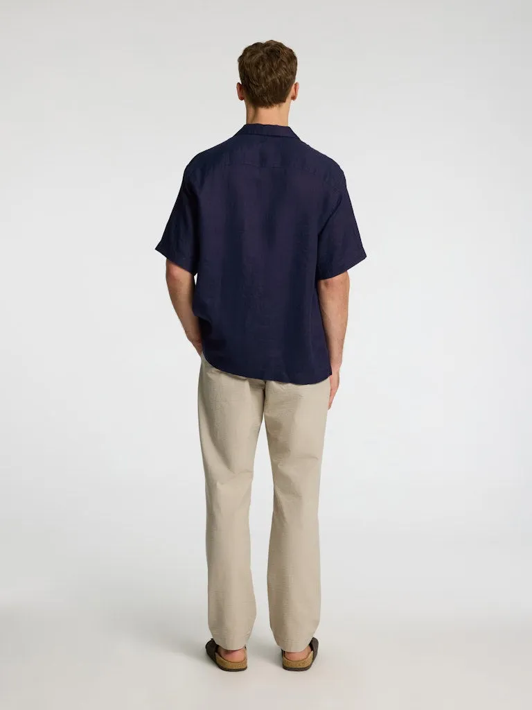 Kylian linskjorte - navy blazer sold by Brando product image thumbnail 3