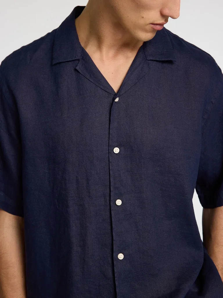 Kylian linskjorte - navy blazer sold by Brando product image thumbnail 4