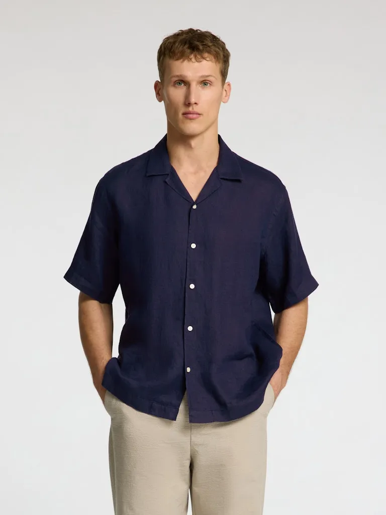 Kylian linskjorte - navy blazer sold by Brando product image thumbnail 2