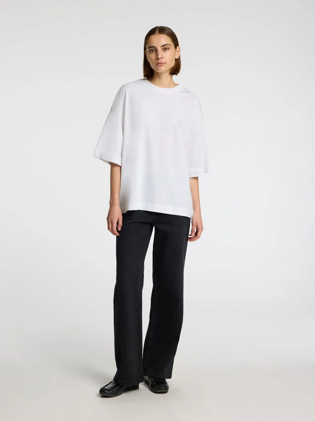 Colwoman oversized t-skjorte - bright white sold by Brando product image thumbnail 4