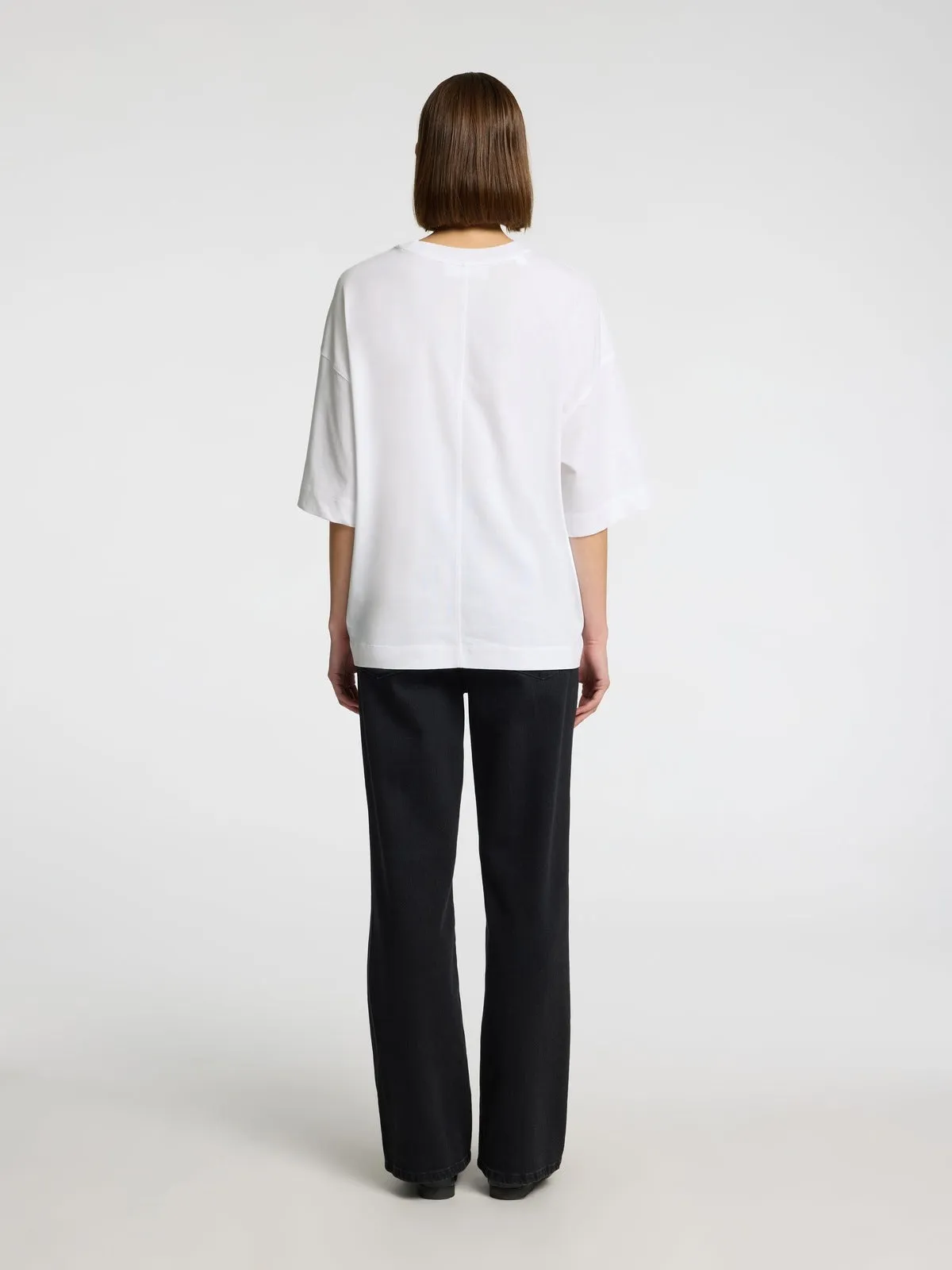 Colwoman oversized t-skjorte - bright white sold by Brando product image thumbnail 3