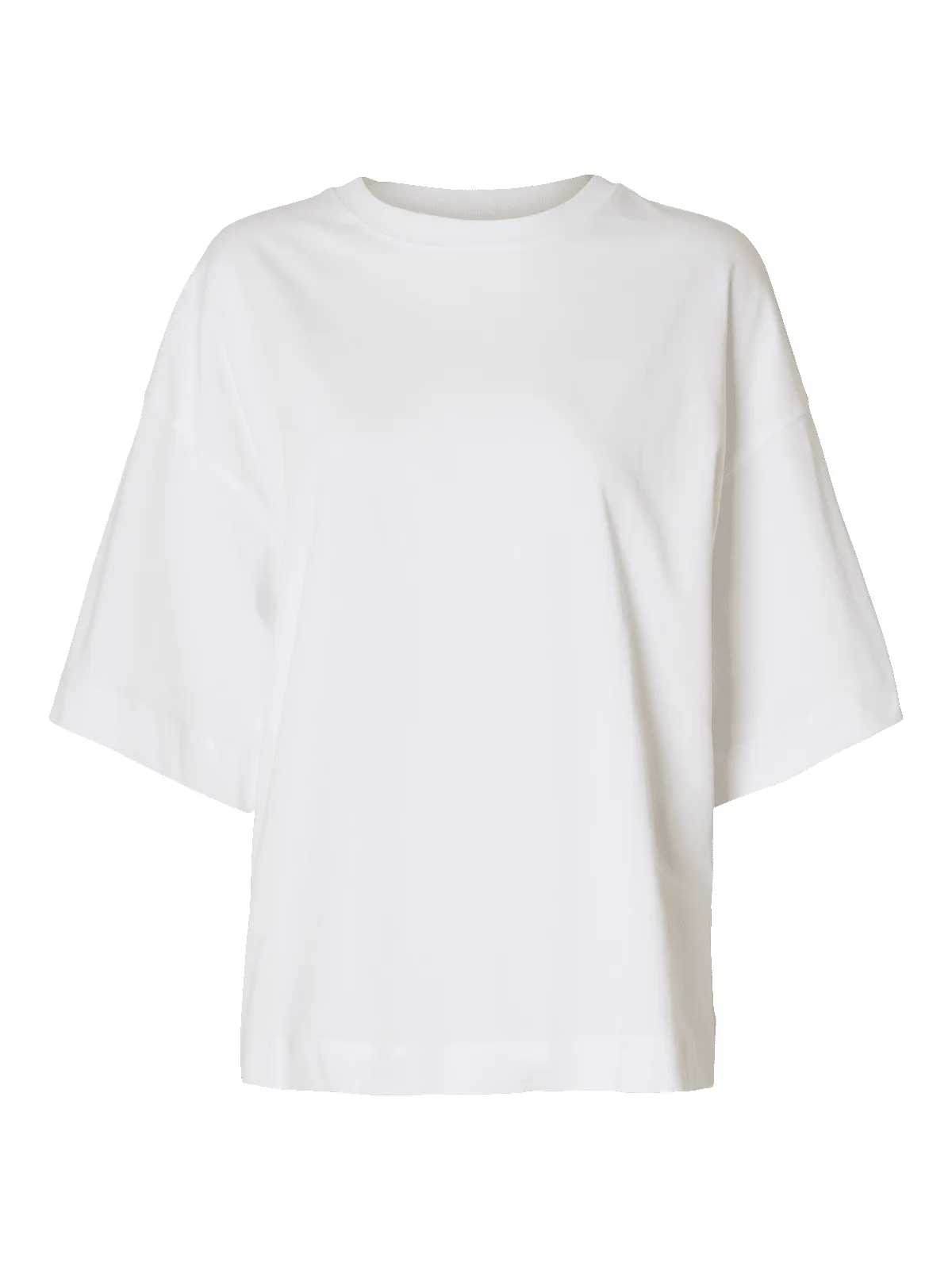 Colwoman oversized t-skjorte - bright white sold by Brando