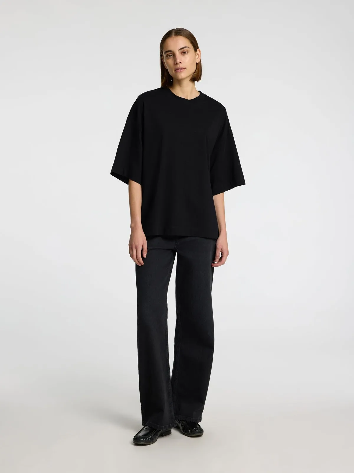 Colwoman oversized t-skjorte - black sold by Brando product image thumbnail 4
