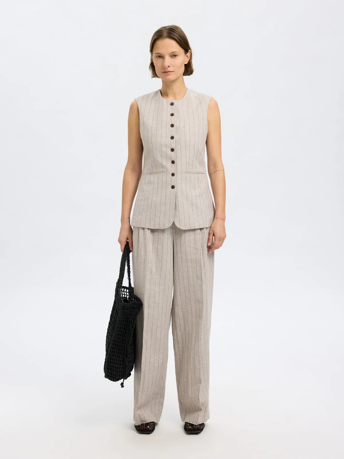 Vilka sun lang vest - oatmeal sold by Brando product image thumbnail 4