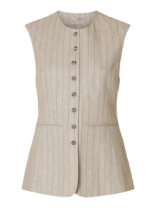 Vilka sun lang vest - oatmeal sold by Brando