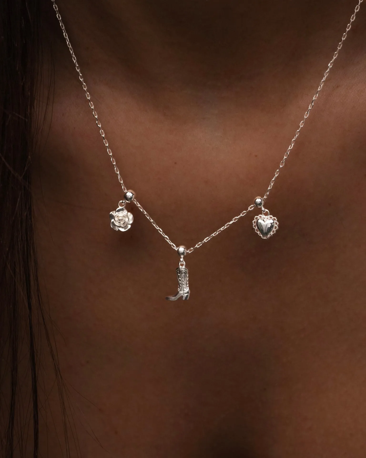 Rose Charm - Silver sold by Brando product image thumbnail 3