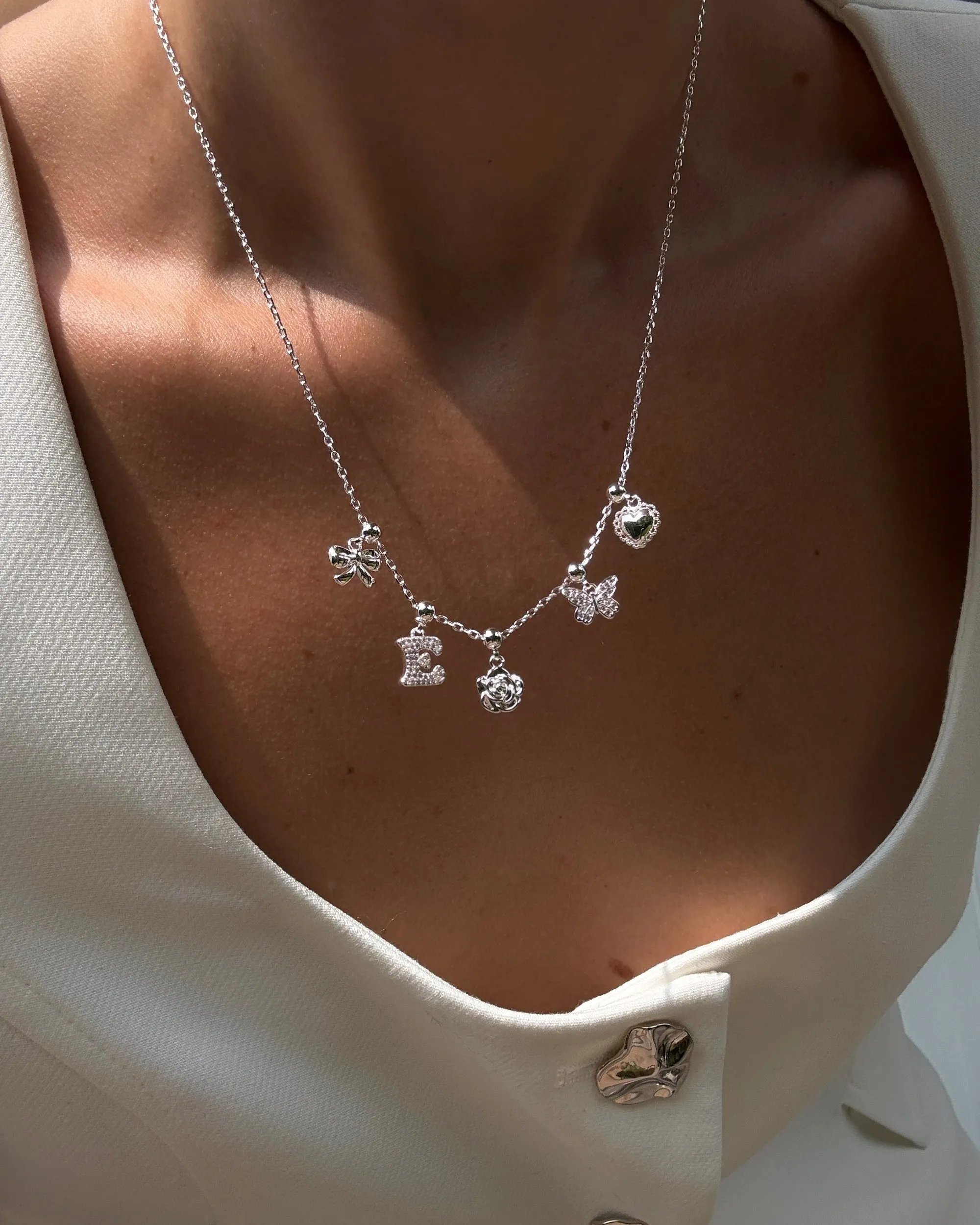 Rose Charm - Silver sold by Brando product image thumbnail 2