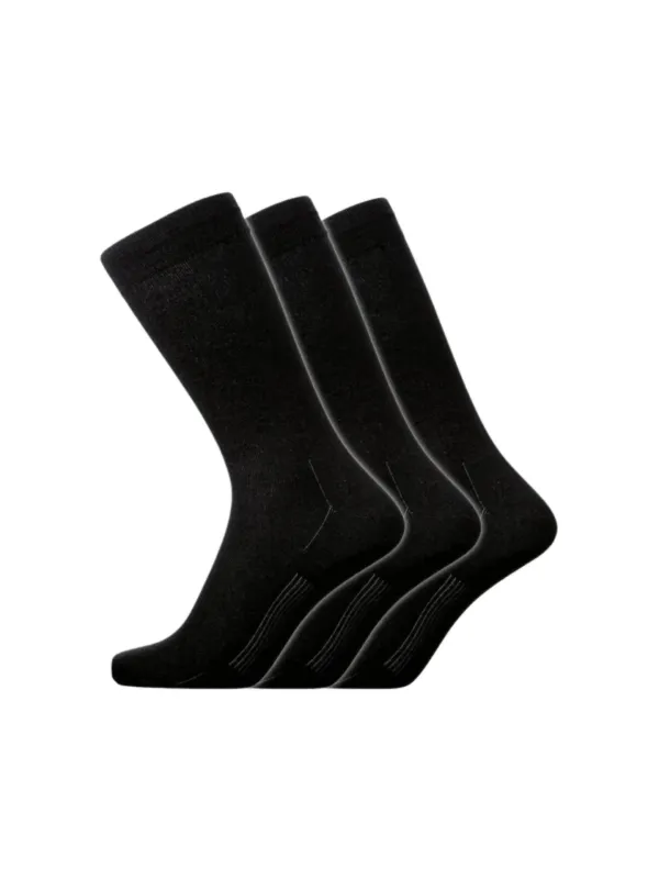 Bambus 3pack sokker - sort sold by Brando