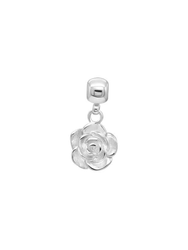 Rose charm - silver sold by Brando