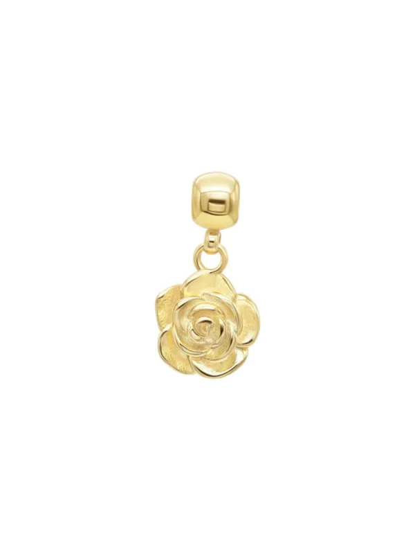 Rose charm - gold sold by Brando