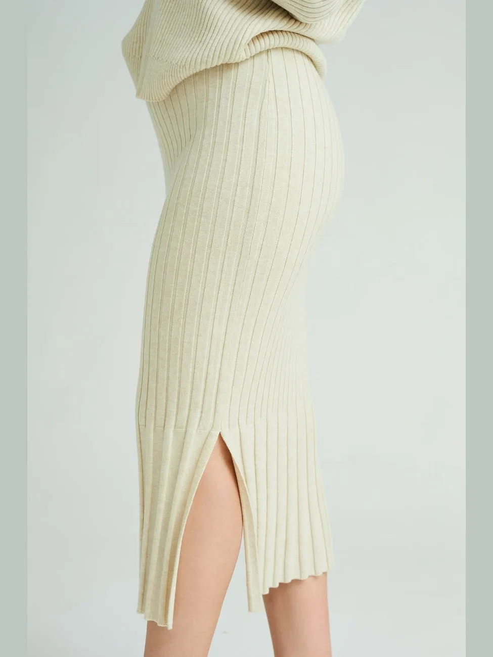 Felicity skjørt - light sand sold by Brando product image thumbnail 5