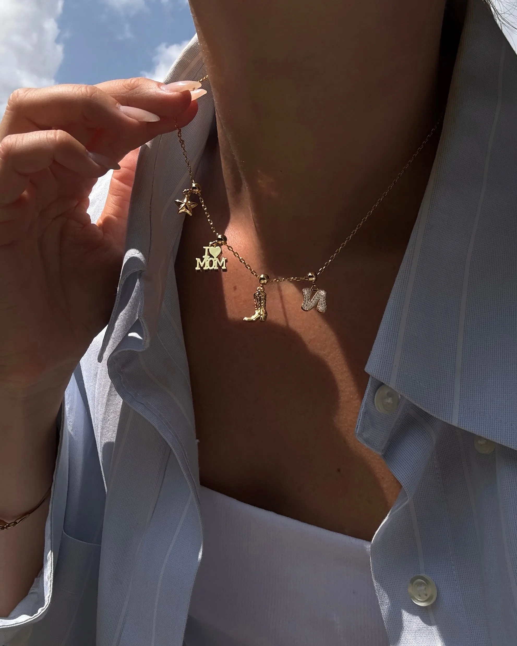 MOM Charm - Gold sold by Brando product image thumbnail 4