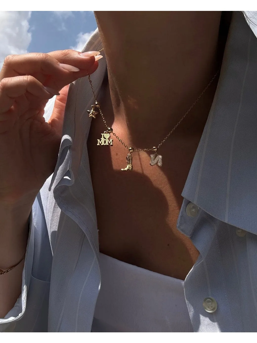 Mom charm - gold sold by Brando product image thumbnail 4