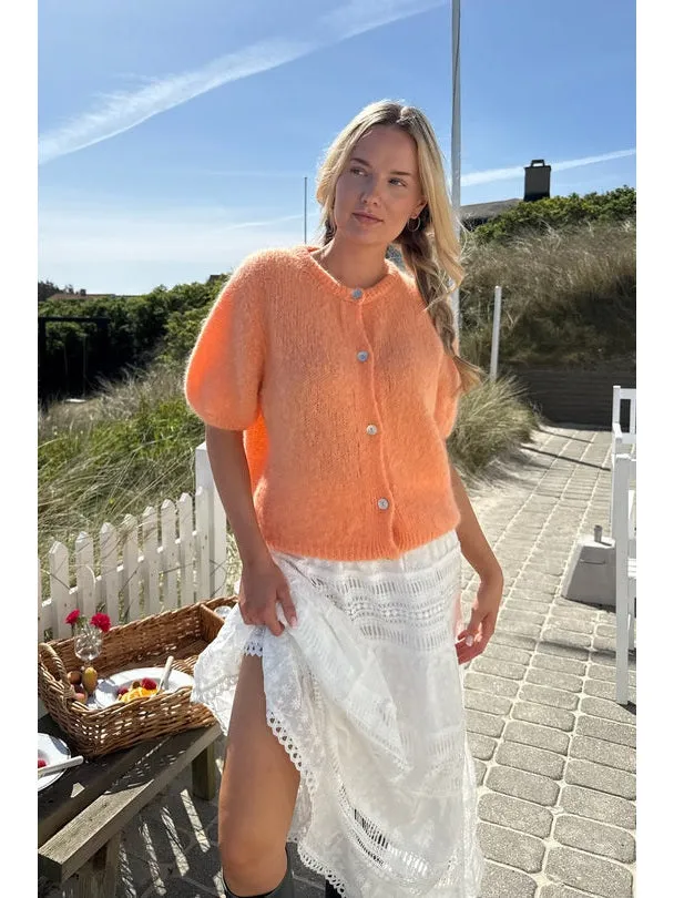 Idai kortermet cardigan - orange sold by Brando product image thumbnail 3