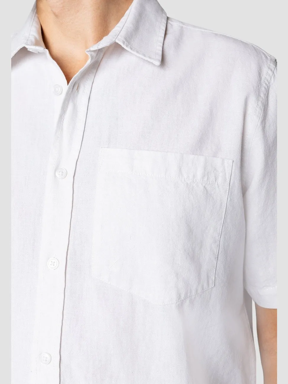 Luca shirt kortermet - white sold by Brando product image thumbnail 2