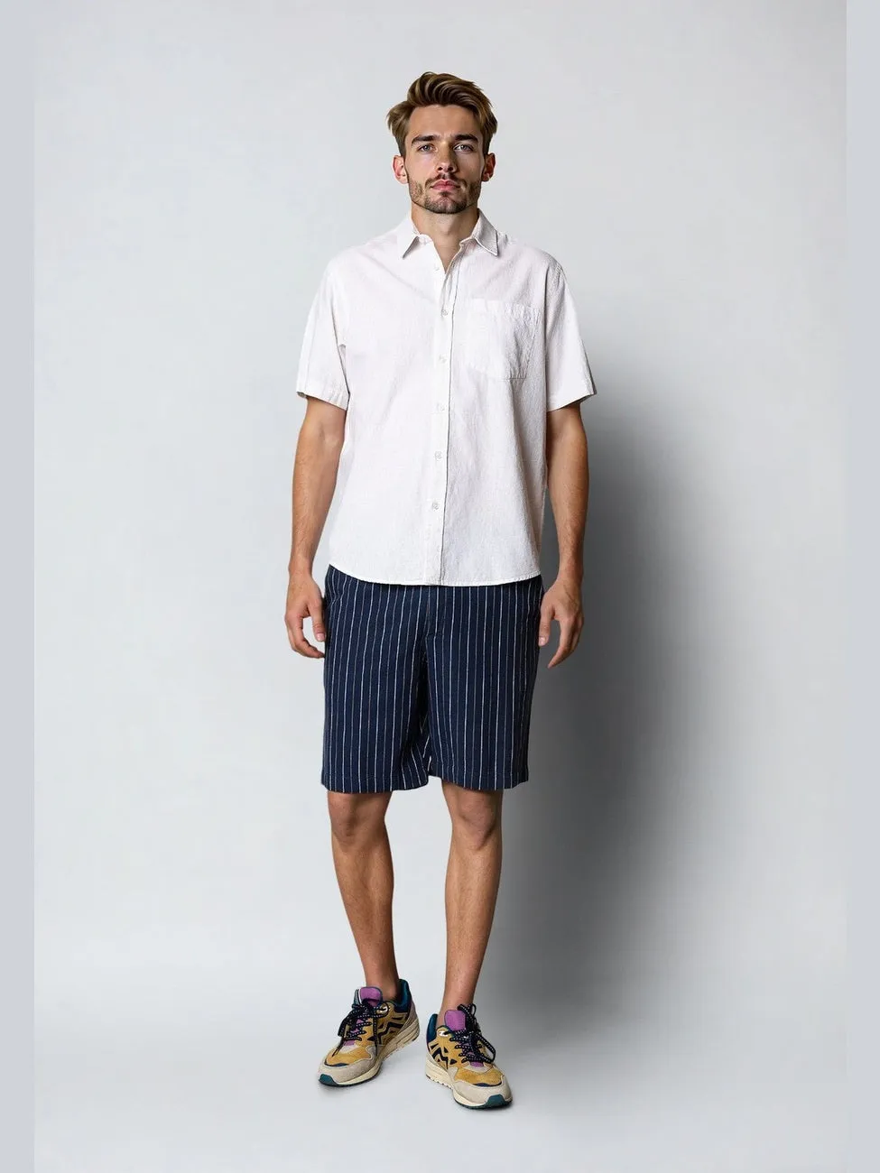 Luca shirt kortermet - white sold by Brando product image thumbnail 3