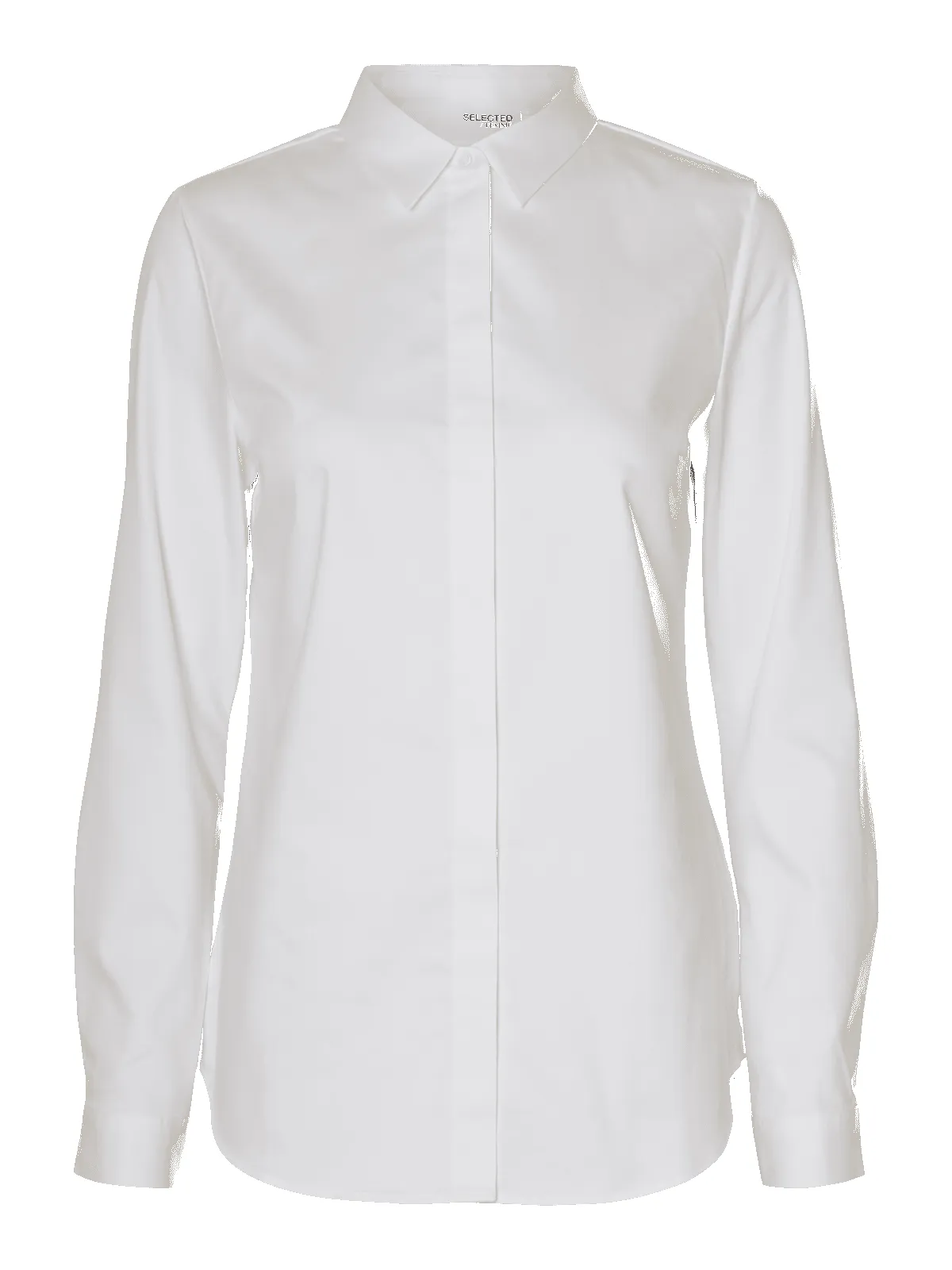 Romie fitted skjorte - bright white sold by Brando