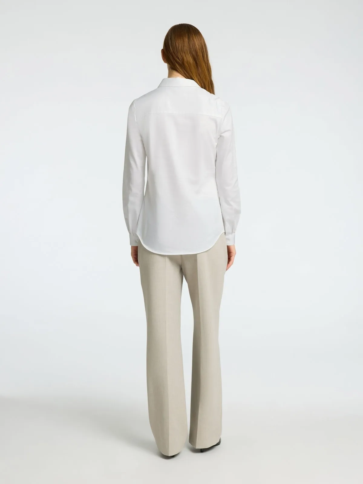 Romie fitted skjorte - bright white sold by Brando product image thumbnail 3