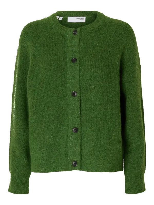 Lulu knit short cardigan - spindle tree sold by Brando