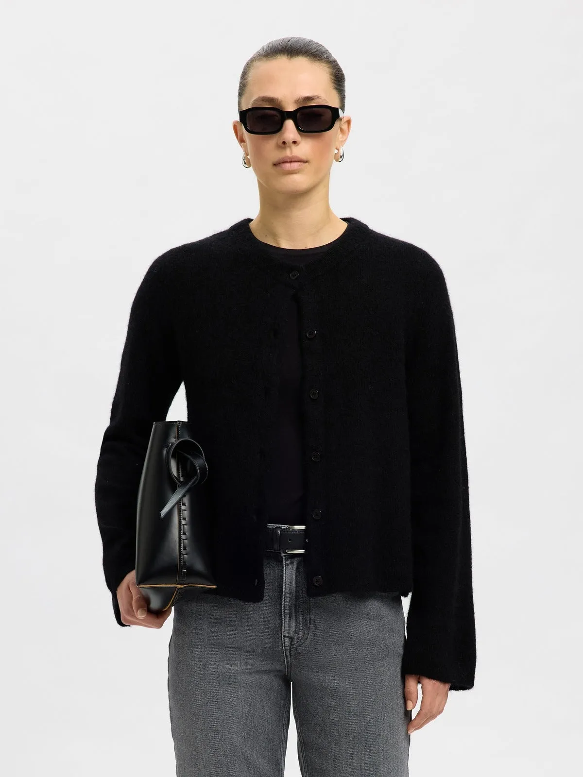 Lulu new knit cardigan - black sold by Brando product image thumbnail 5