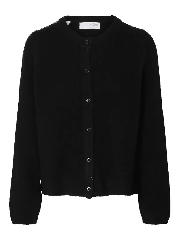 Lulu new knit cardigan - black sold by Brando