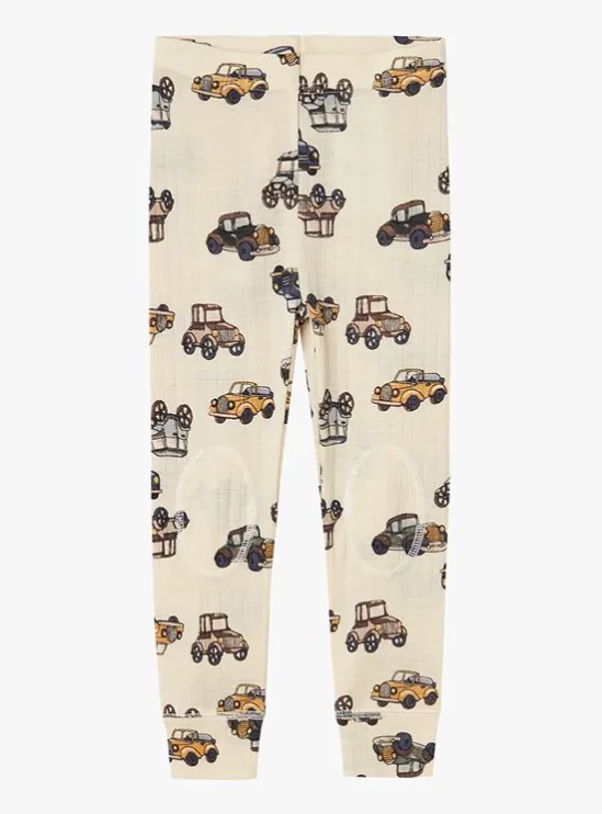 WANG ULL NEEDLE LONGJOHN LEGGINGS - Snow White sold by Brando