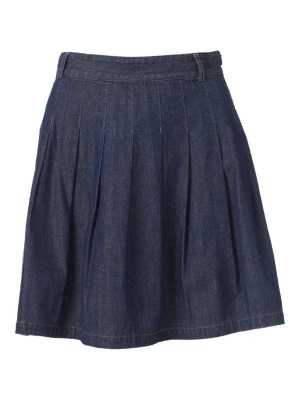 Alba denim skjørt - blue denim sold by Brando