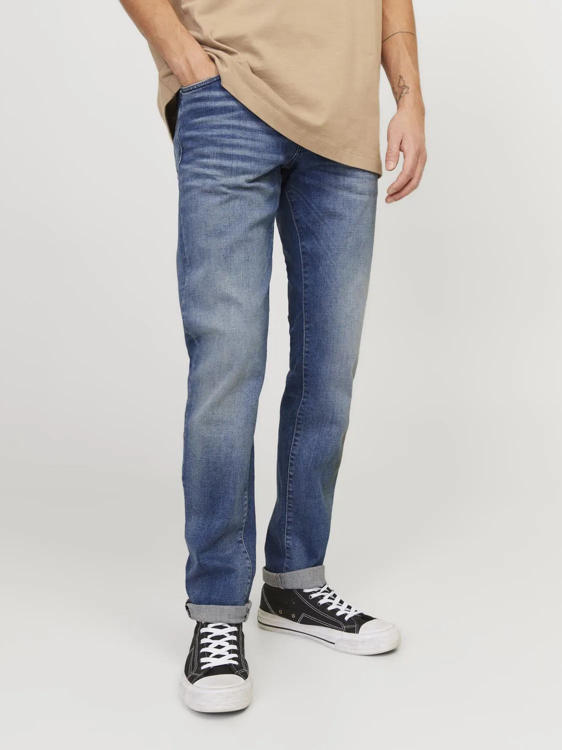 GLENN JJICON JEANS - Blue Denim sold by Brando product image thumbnail 3