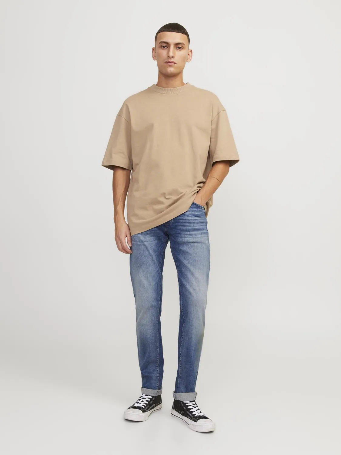 GLENN JJICON JEANS - Blue Denim sold by Brando product image thumbnail 2