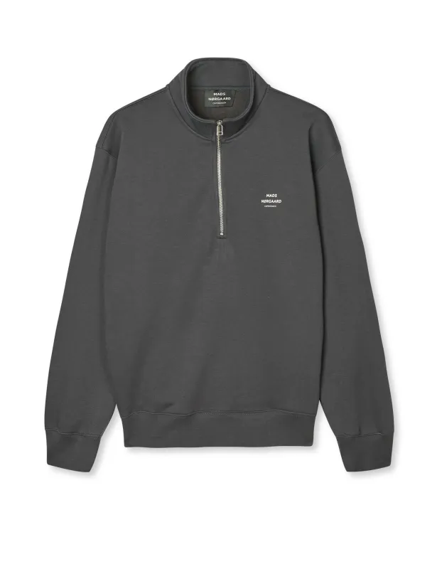 Standard Half Zip Logo Genser - Asphalt sold by Brando