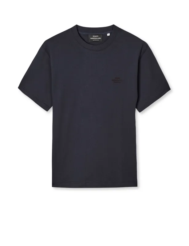 Cotton Jersey Frode Logo T-Skjorte - parisian night made by Mads Norgaard