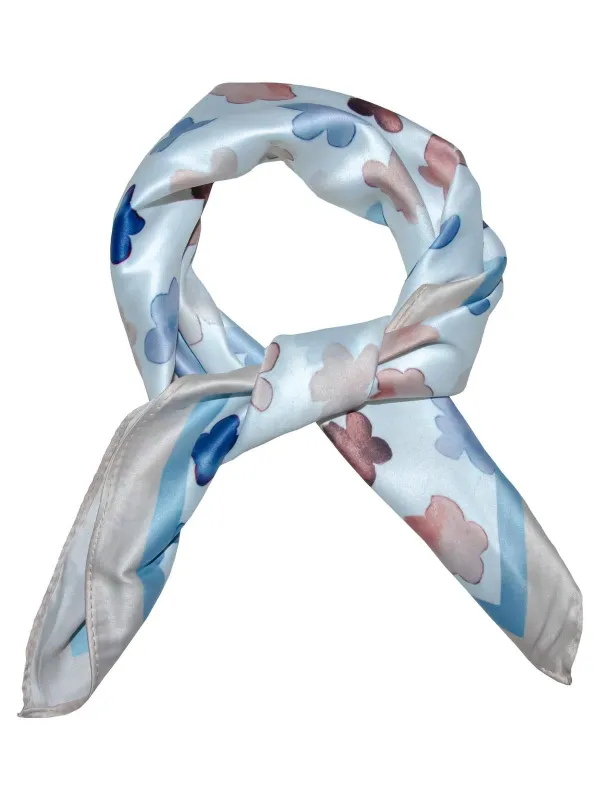 Skjerf blomster -  beige sold by Brando