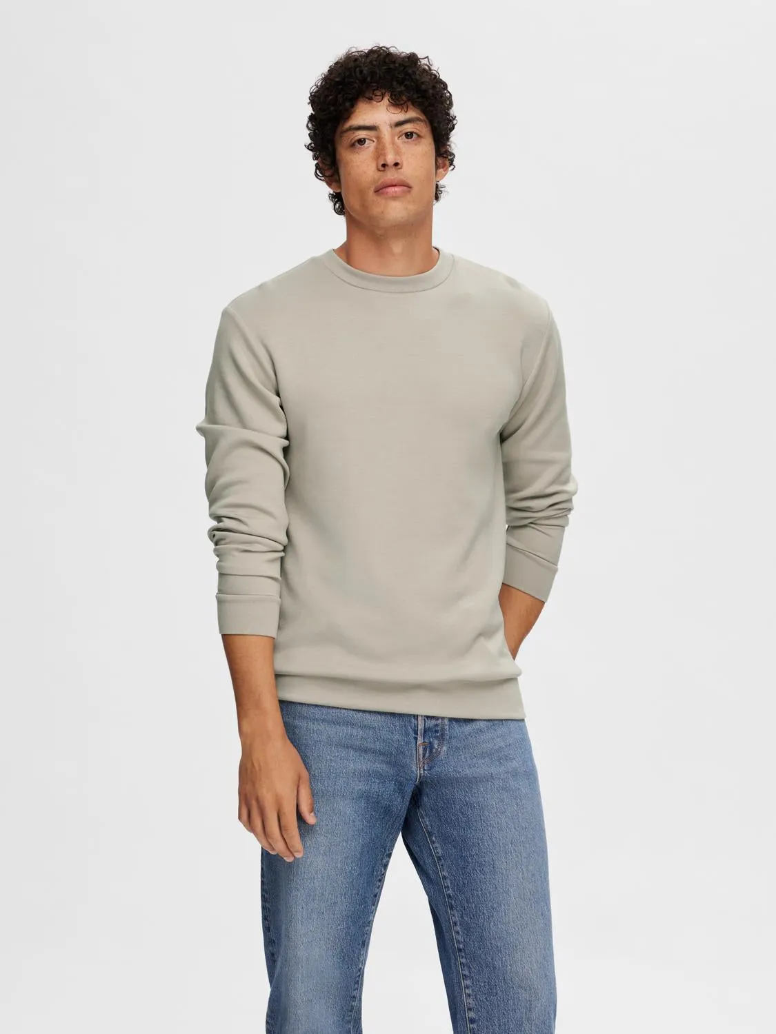 Emanuel soft crew neck genser - pure cashmere sold by Brando product image thumbnail 2