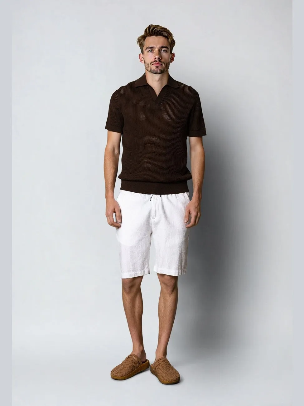 Barcelona luca shorts - white sold by Brando product image thumbnail 2