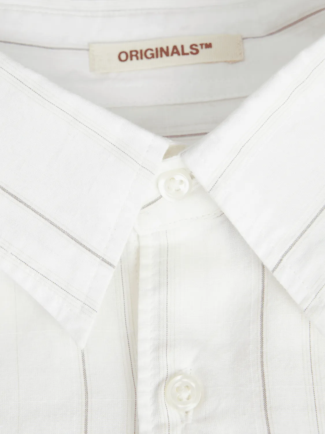 Joshua stripe oversized skjorte - cloud dancer sold by Brando product image thumbnail 2