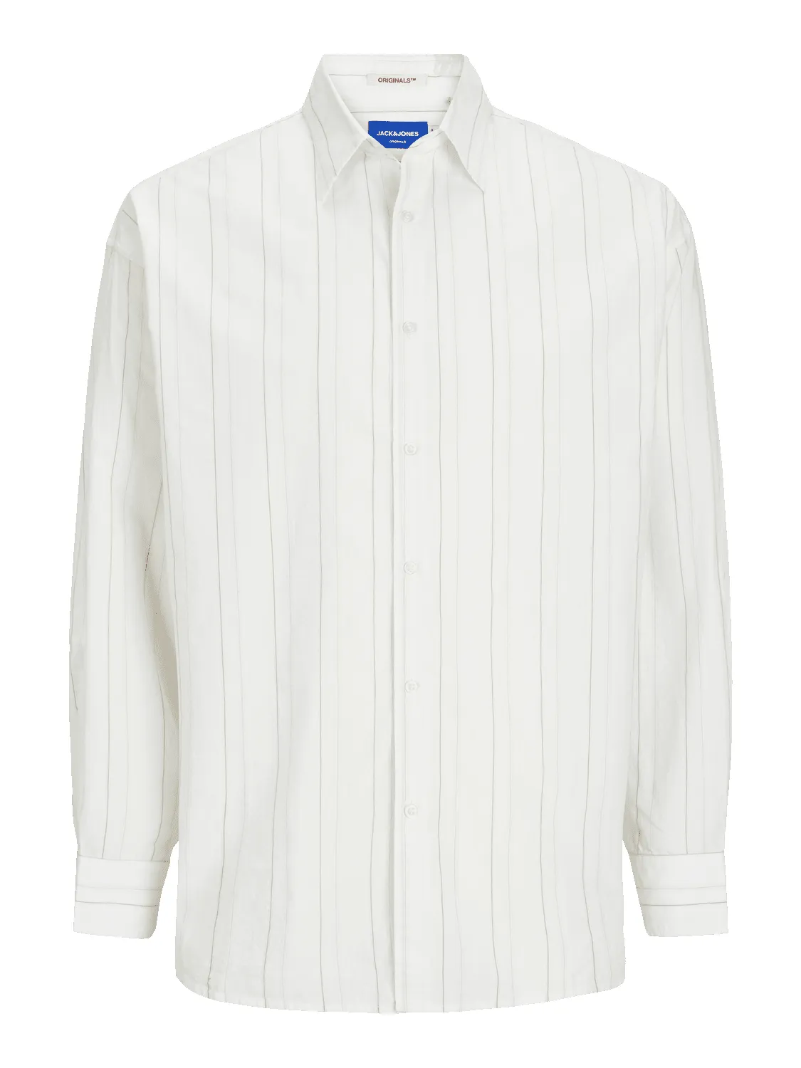 Joshua stripe oversized skjorte - cloud dancer sold by Brando