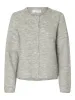 Lulu new knit cardigan - Light Grey Melange sold by Brando