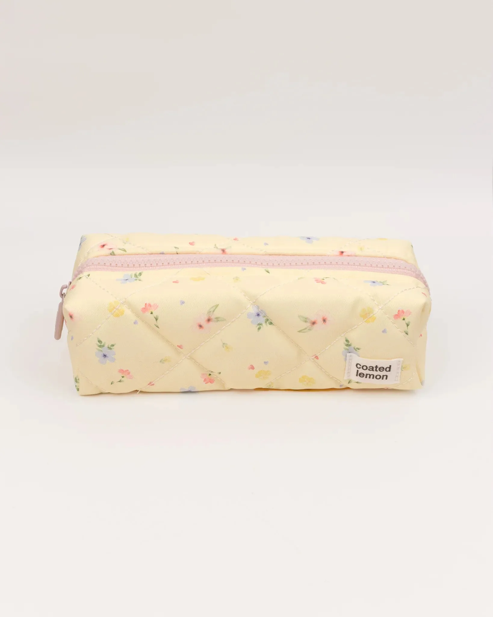 Gul Blomster Toalettmappe - Liten sold by Brando