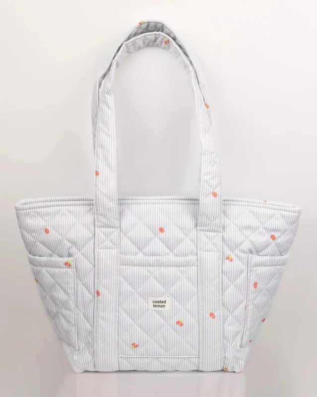 Blå Stripete Skulderveske sold by Brando