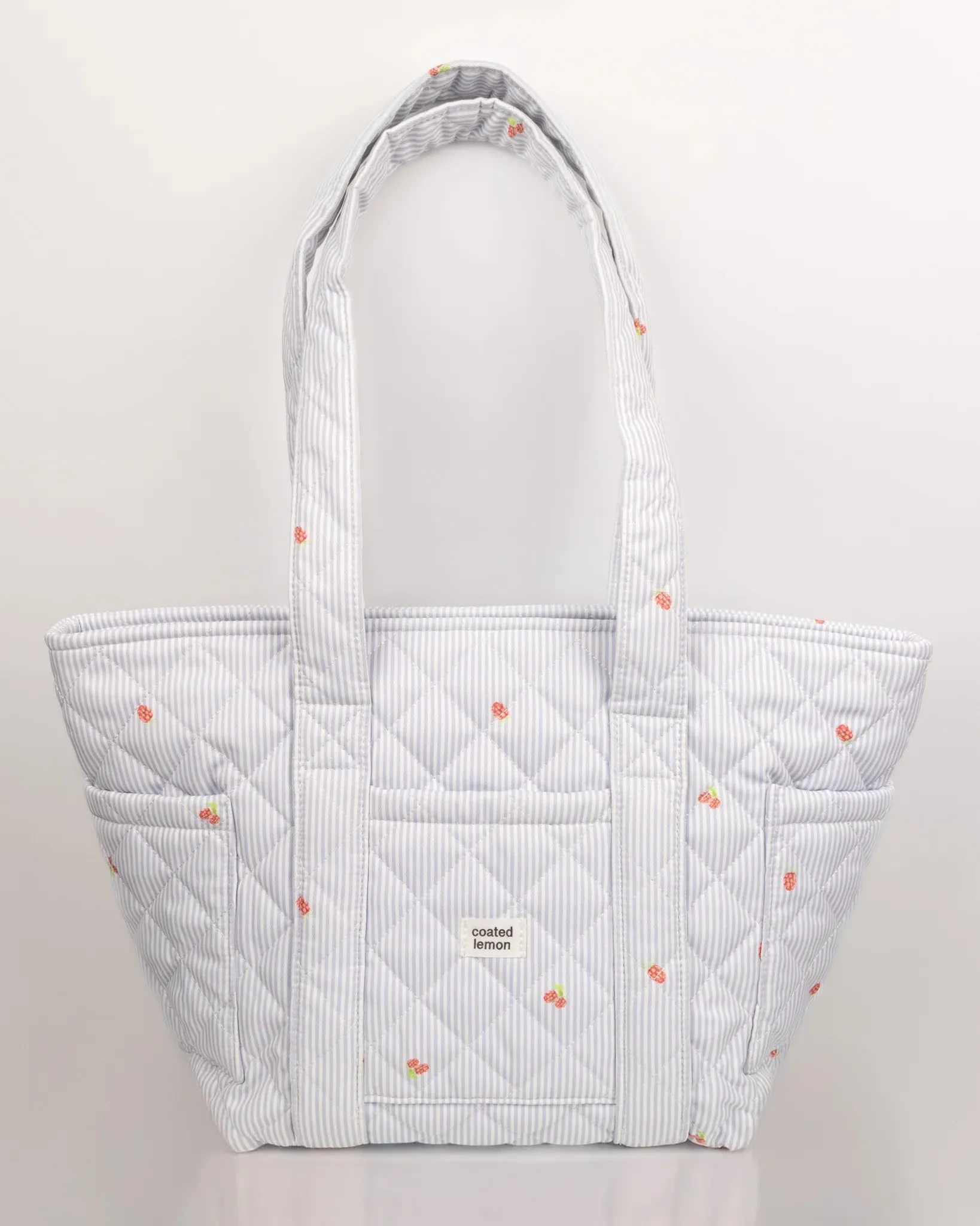 Blå Stripete Skulderveske sold by Brando