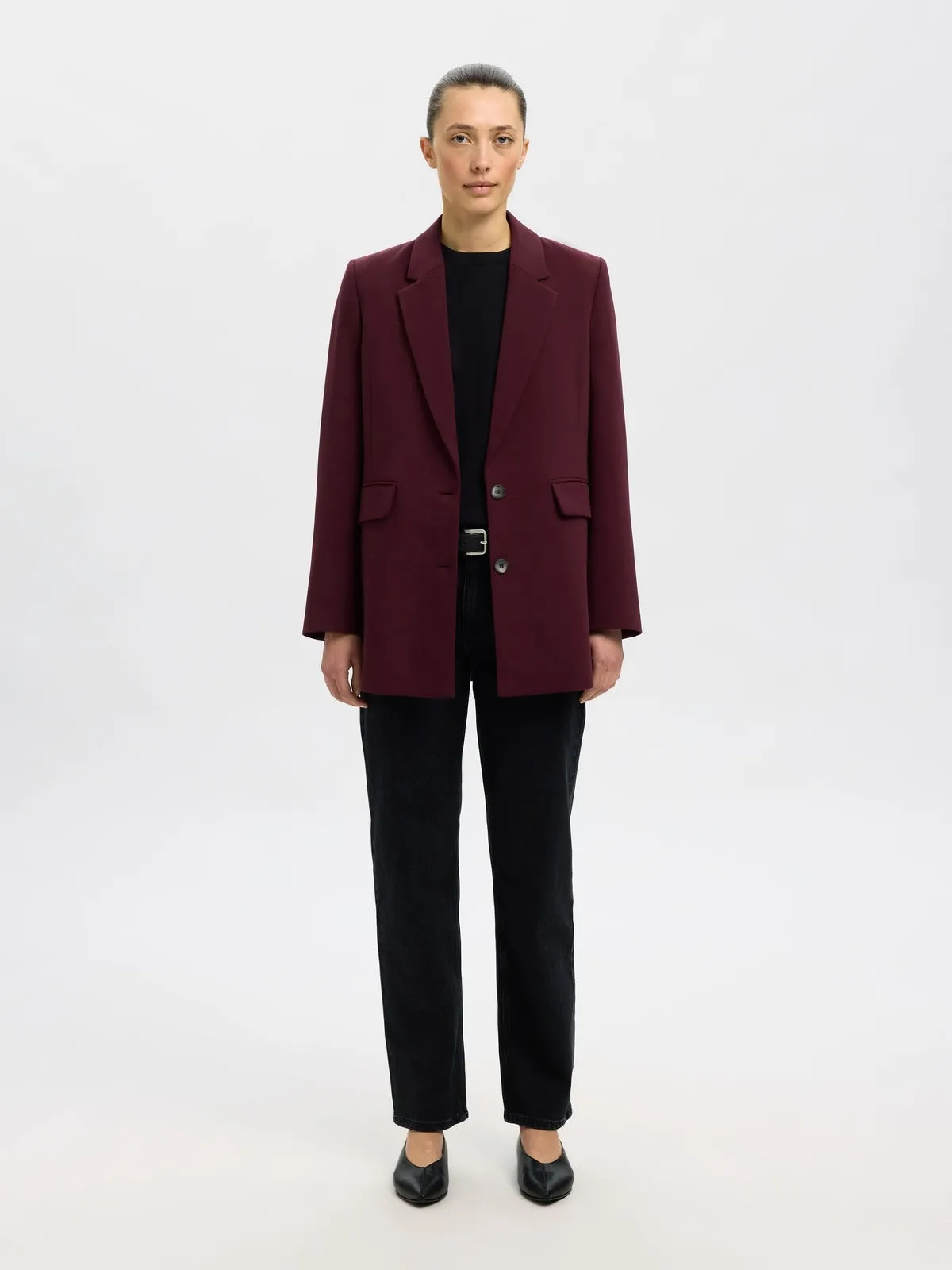 Rita relaxed blazer mel - fig sold by Brando product image thumbnail 5