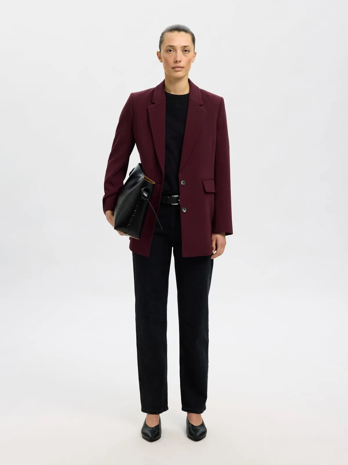 Rita relaxed blazer mel - fig sold by Brando product image thumbnail 3