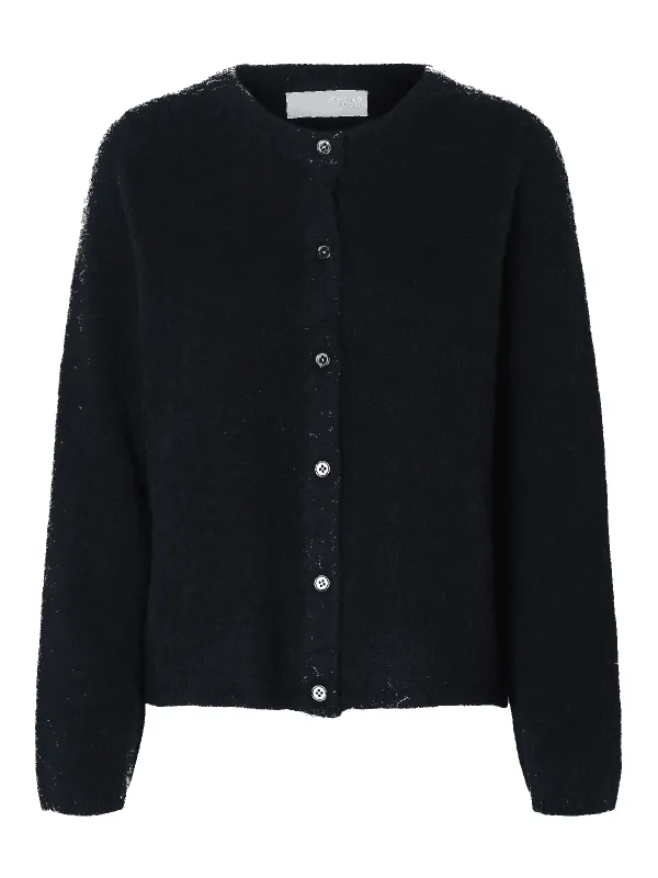 Lulu new knit cardigan - dark sapphire sold by Brando