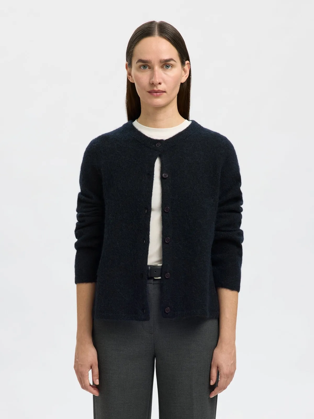 Lulu new knit cardigan - dark sapphire sold by Brando product image thumbnail 2