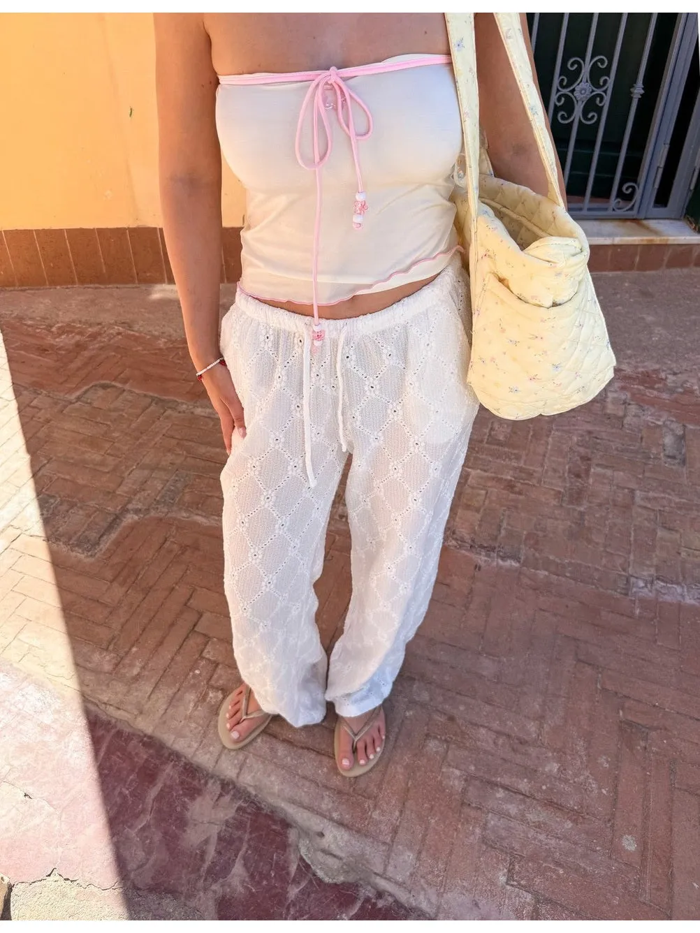 Gul blomster skulderveske sold by Brando product image thumbnail 5