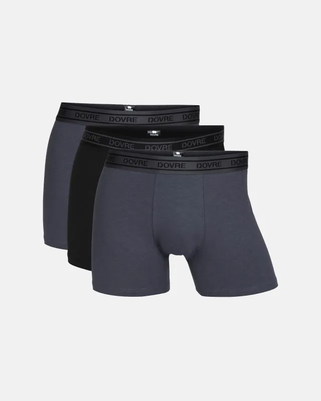 Boxer Bambus 3 Pakk - Grå sold by Brando